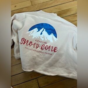 True Religion Crop Sweater Women’s Cut Off Snow Cone